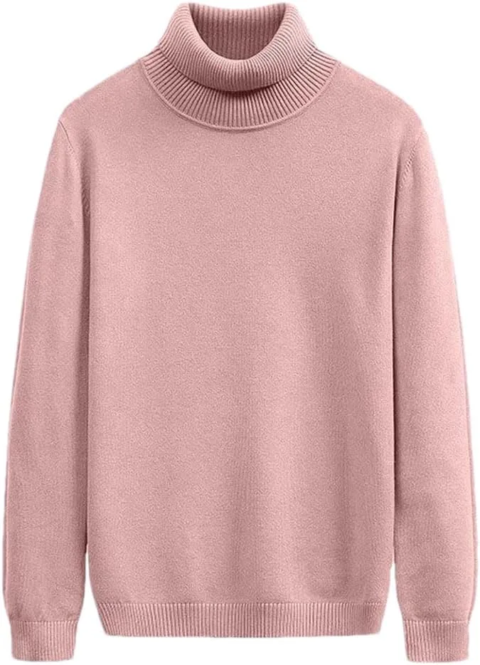 

Мужской повседневный теплый водолазный свитер