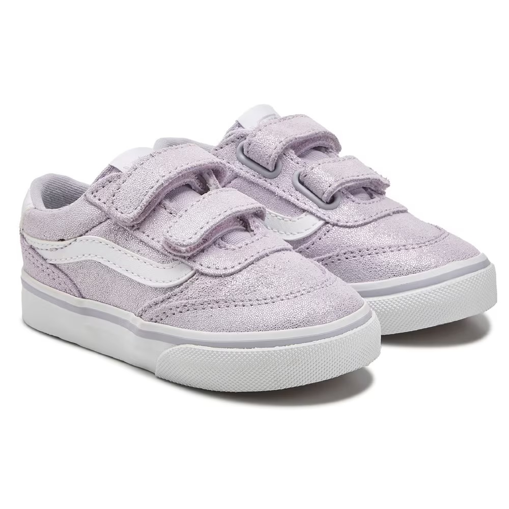 

Детские кроссовки низкого верха Brooklyn Toddler от Vans, purple/white