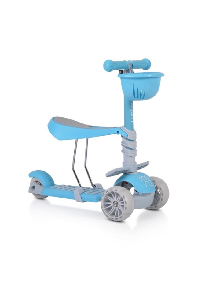 

Moni Детский самокат Bubblegum 2 в 1, синий