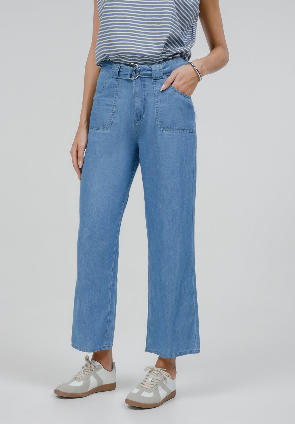 

Джинсы прямого кроя Anna Field Tall, цвет Light Blue Wash