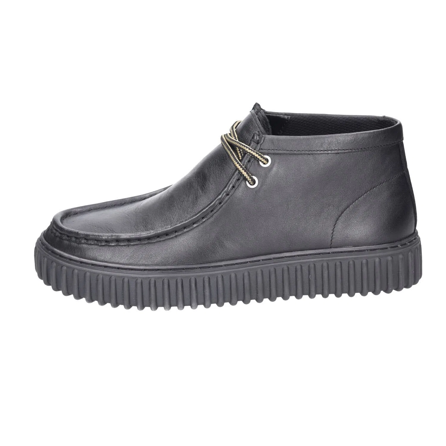 Шнурованные туфли мужские, Clarks, черные — фото 2