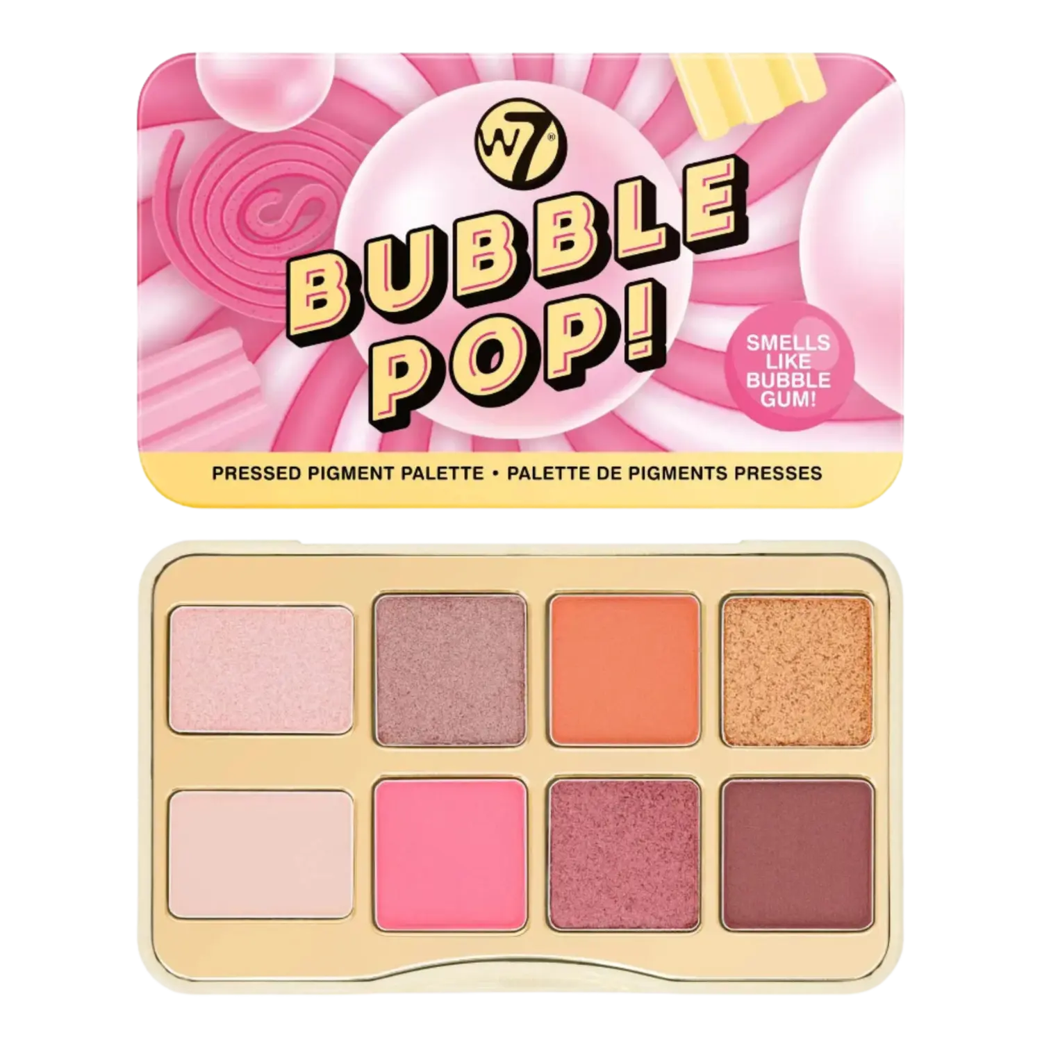 

Палитра прессованных пигментов W7 Bubble Pop!, 8,8 гр