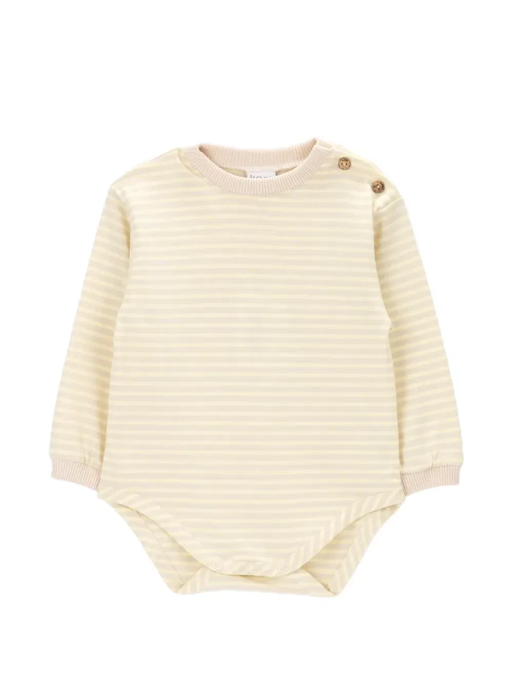 Боди Blurred Stripes Knot, желтый