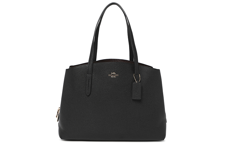 

COACH Сумка Charlie Leather Dome, женская, черная