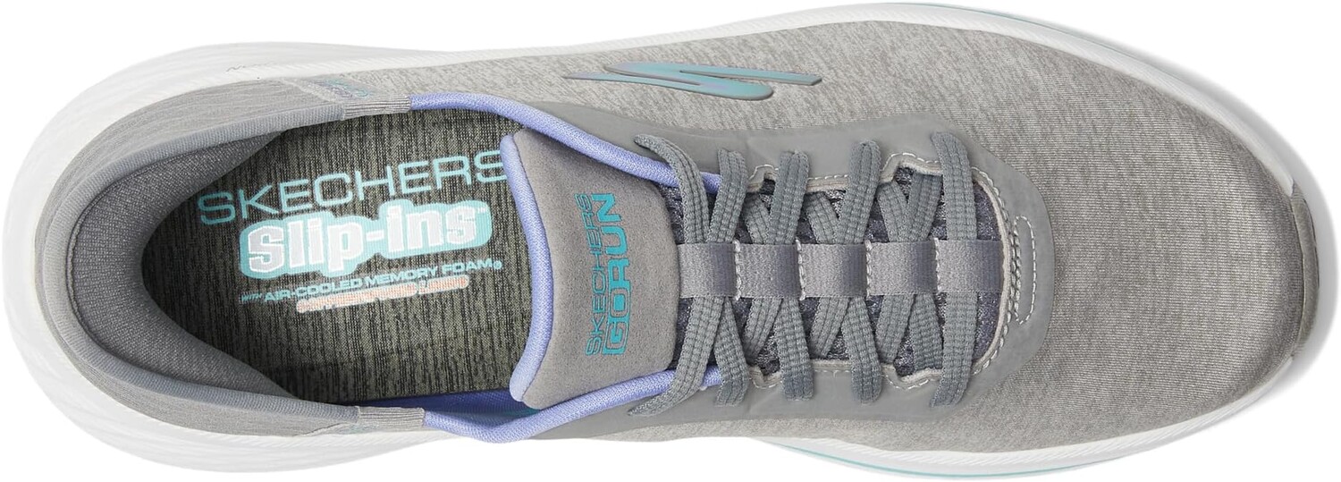 Кроссовки Max Cushioning Elite 2.0 Prevail Hands Free Slip-Ins SKECHERS, цвет Gray/Blue — фото 2