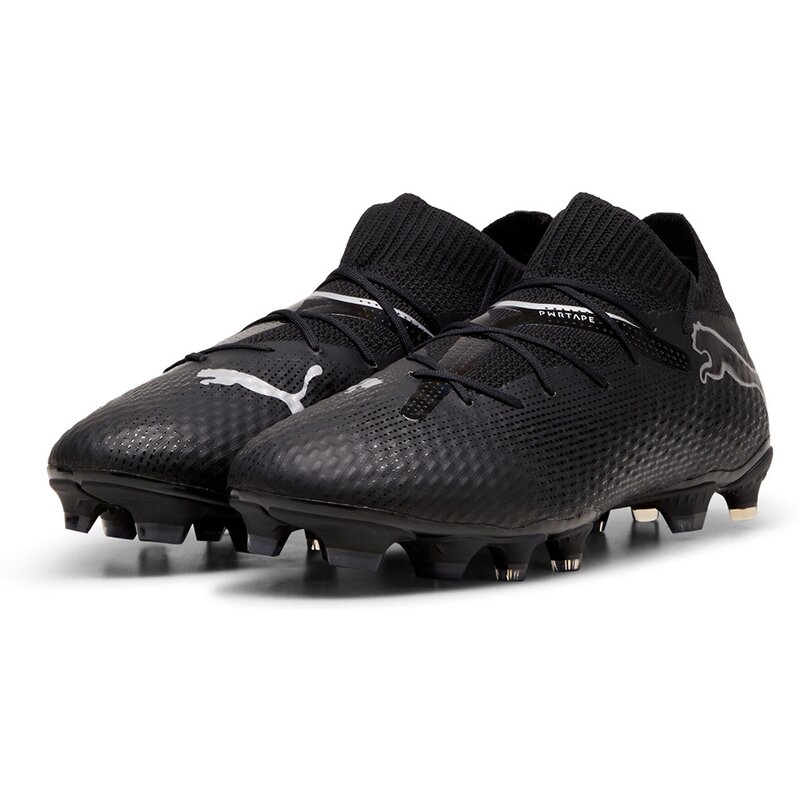Футбольные бутсы Future 7 Pro FG/AG Puma, цвет puma black-puma silver-shadow — фото 3