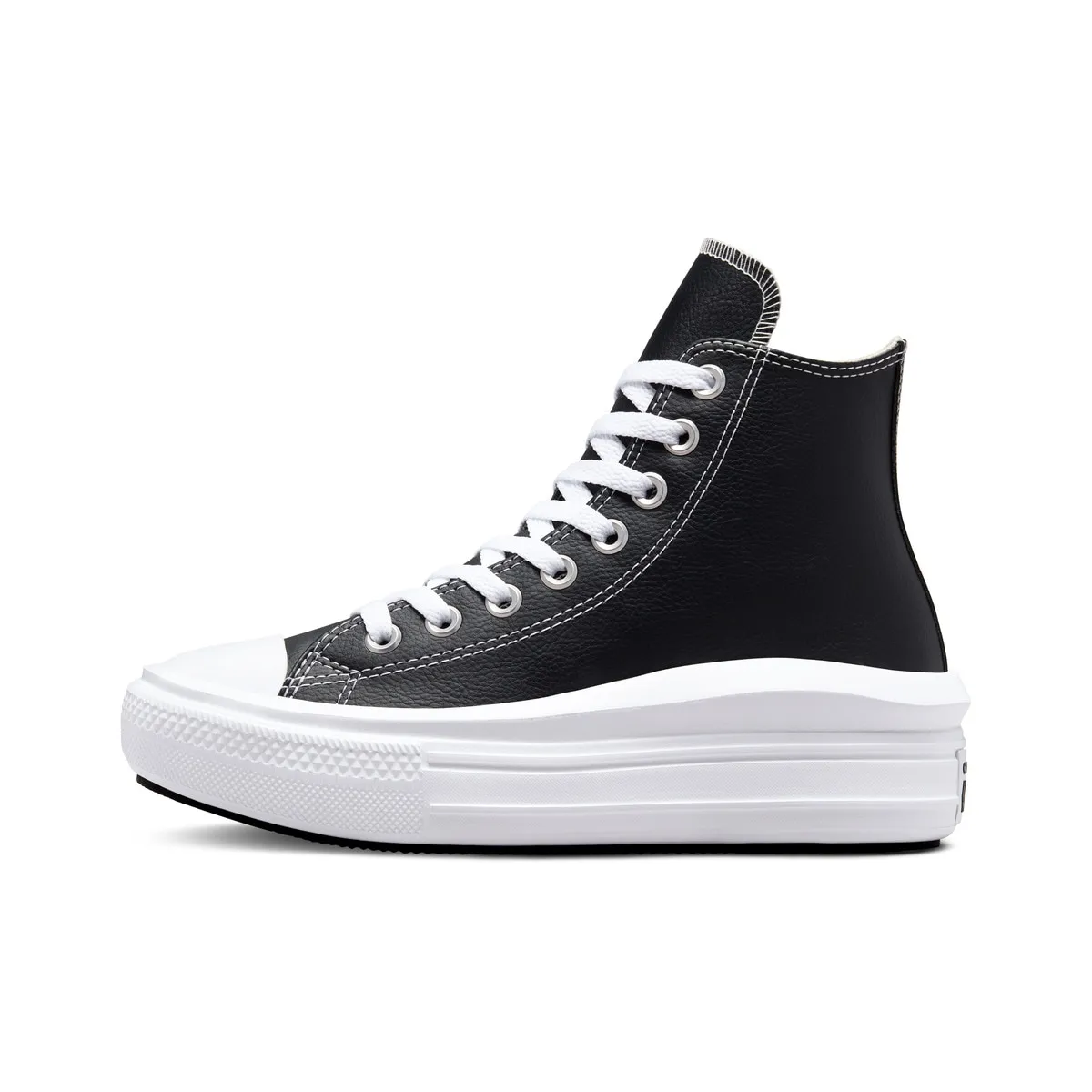 Женские кэжуал кеды Chuck Taylor All Star коллекции Move Leather Converse, черный — фото 4