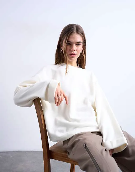 

Футболка с короткими рукавами Topshop Soft Touch цвета слоновой кости, Бежевый, Футболка с короткими рукавами Topshop Soft Touch цвета слоновой кости