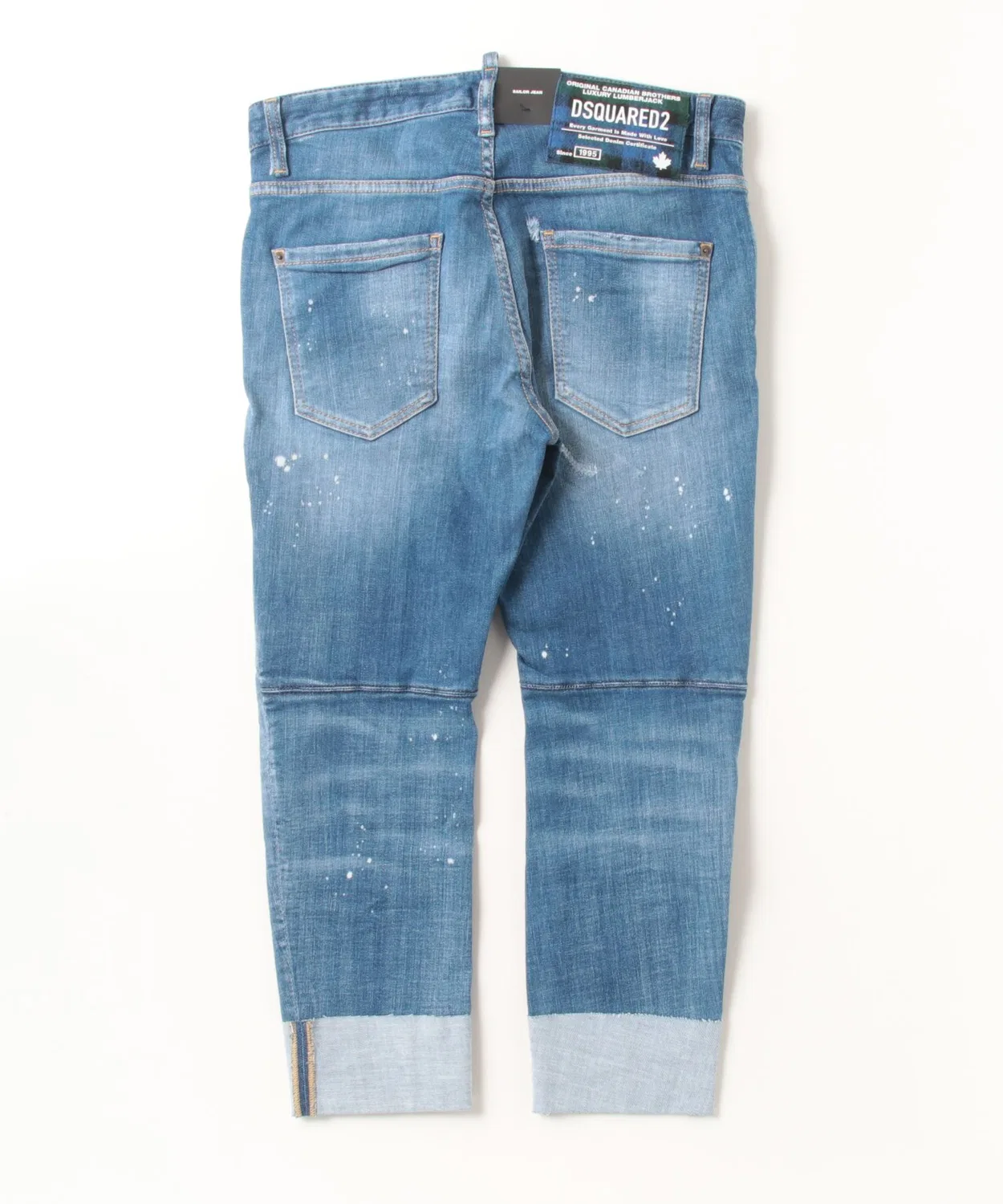 Джинсы Sailor Jean с эффектом потертости LIGHT HERITAGE WASH, индиго-синий — фото 2