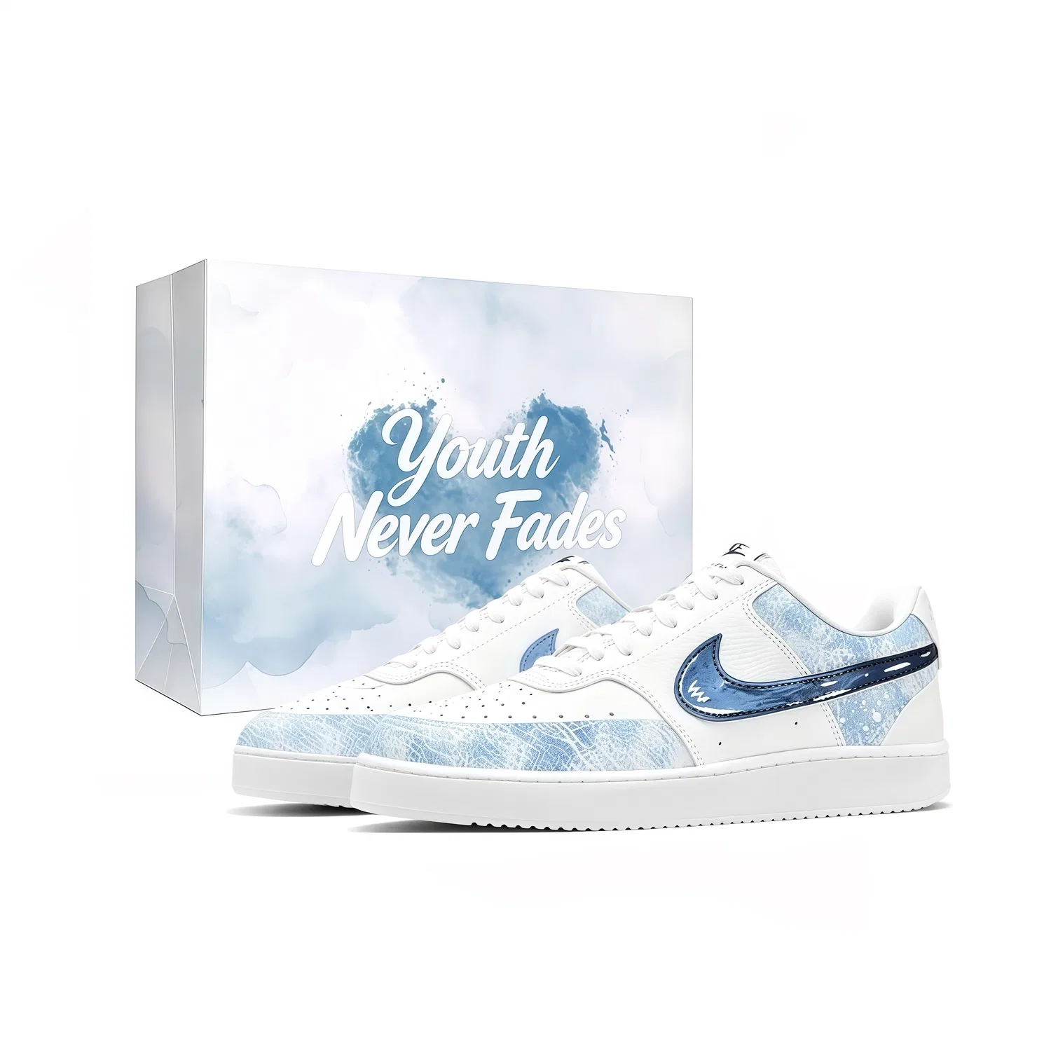 Кроссовки Nike Court Vision 1 Low Sky Blue