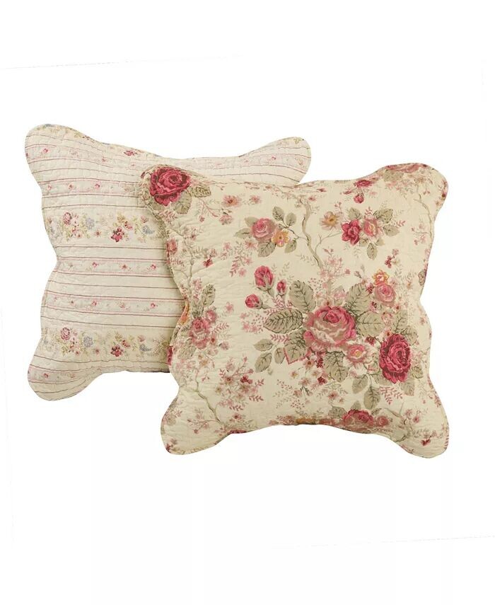 

Пара антикварных декабрьских подушек Greenland Home Fashions, бежевый