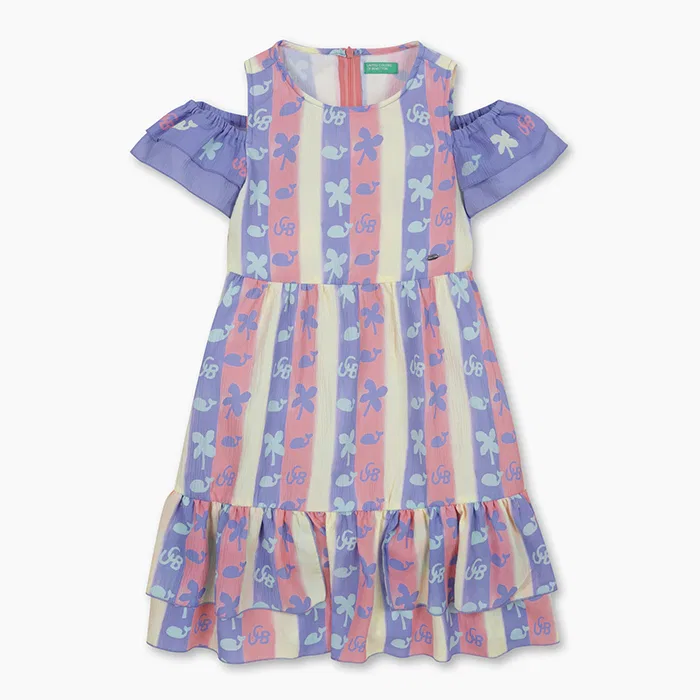 Детское тканое платье Multiplay от Benetton Kids