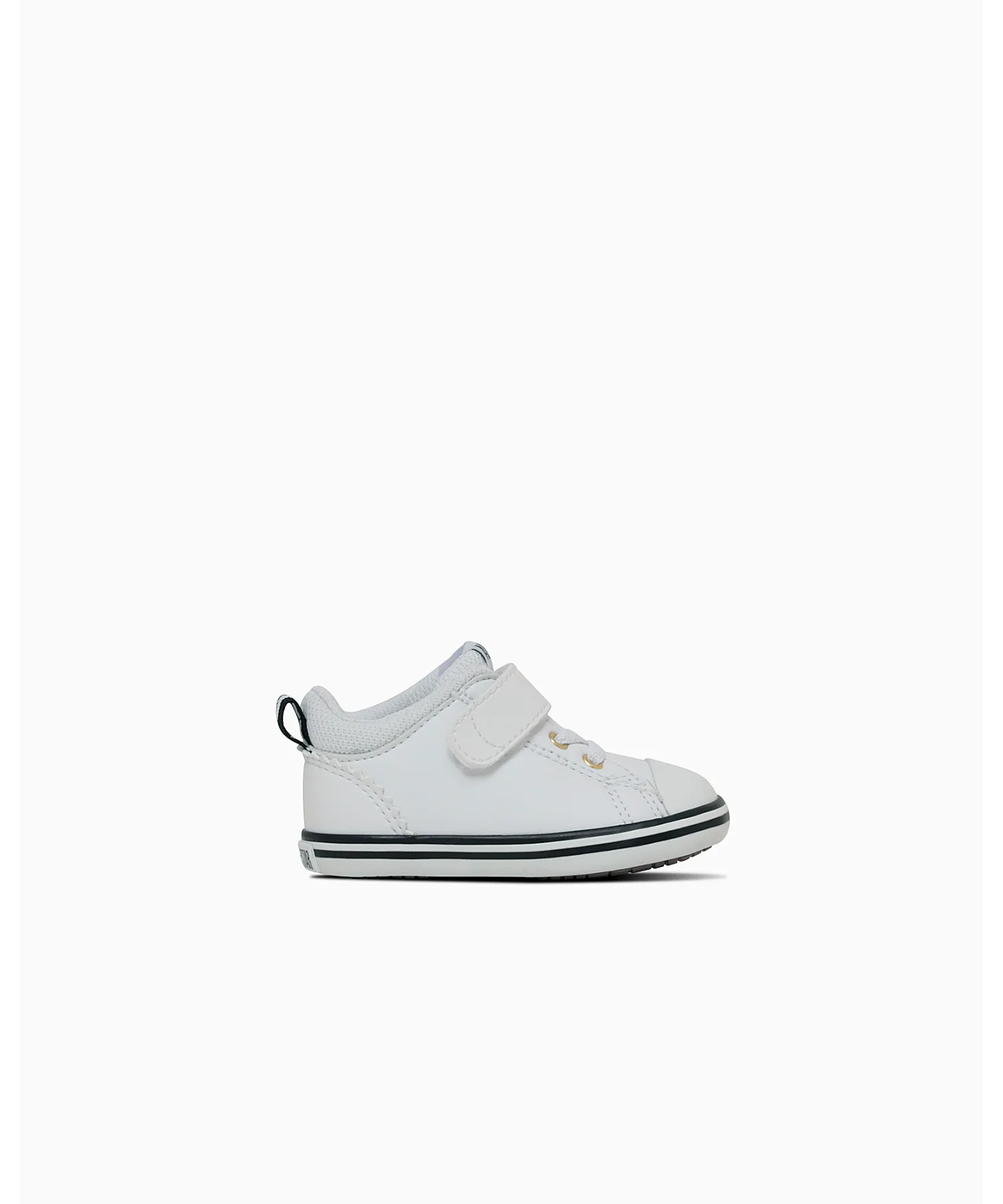 Кроссовки из синтетической кожи CONVERSE ALL STAR MINI ALL STAR V-1 белые с золотым — фото 4