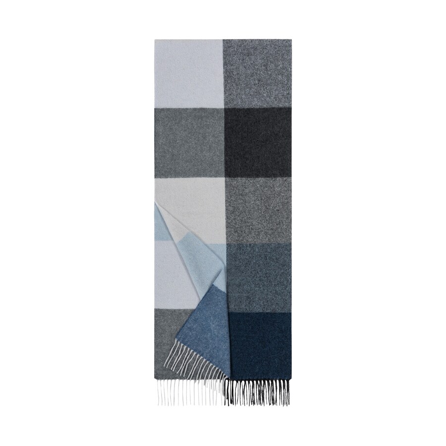 

Шарф Roeckl COLOURED SQUARES HERREN, Blue/Light blue/Dark blue/Grey/Light grey/Black