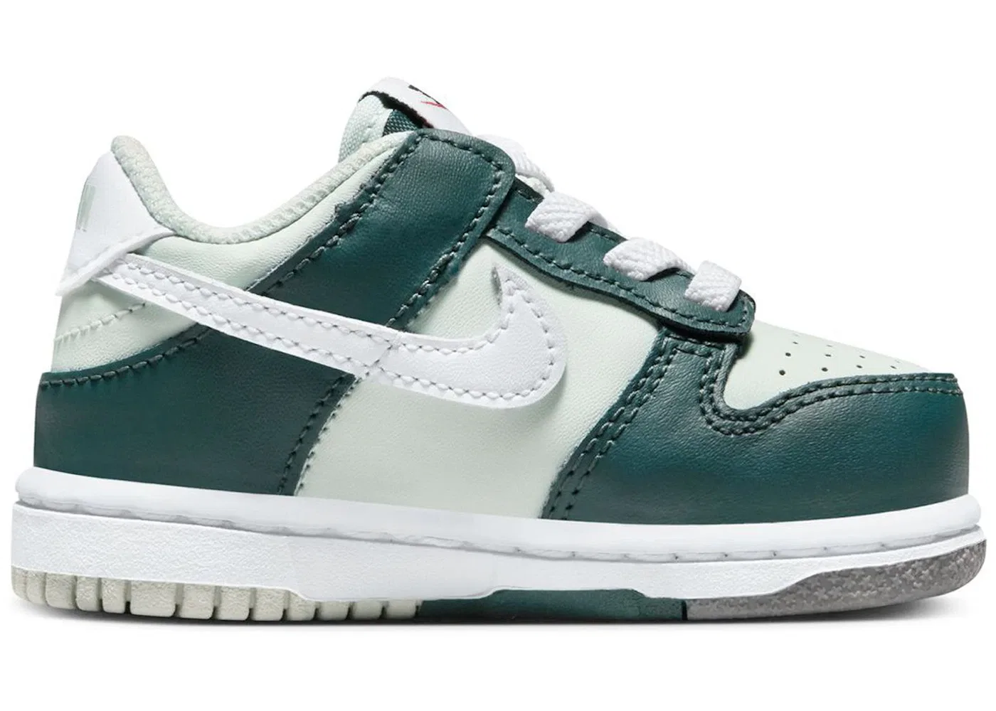 Детские кроссовки Lifestyle Nike Dunk Low Split Deep Jungle, Deep Jungle/White/Light Silver/Deep Jungle/White