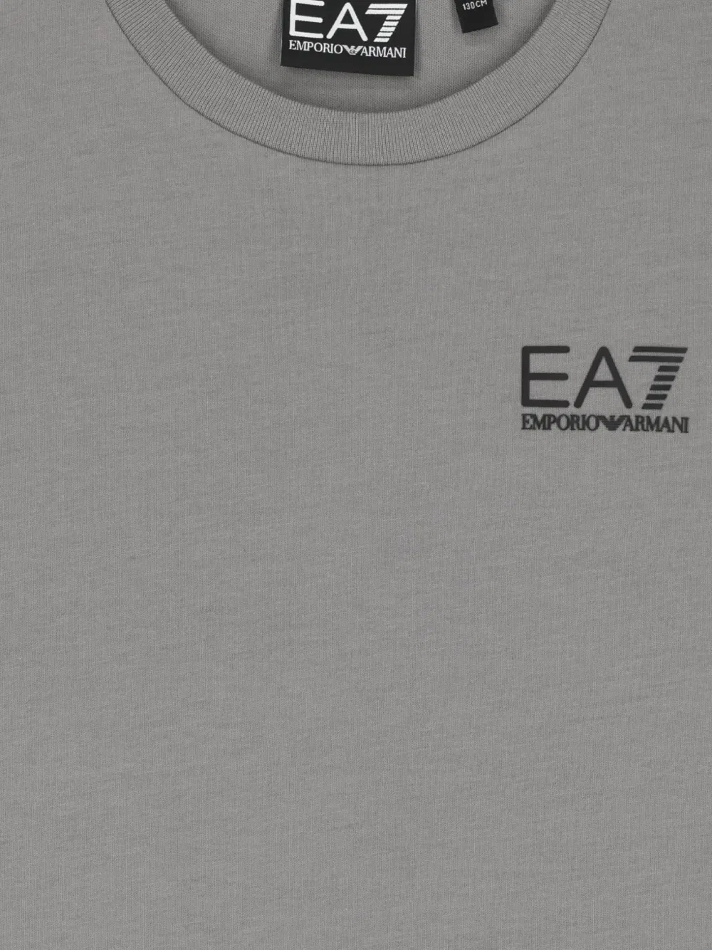 Футболка с логотипом EA7 Emporio Armani, серый — фото 3