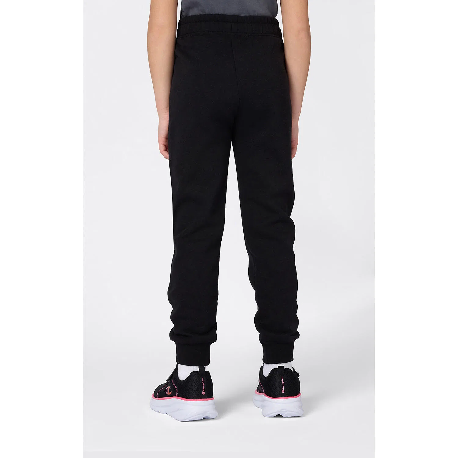 Детские спортивные брюки с манжетами Rib Cuff Pants Champion, Schwarz Dunkelgrau — фото 3