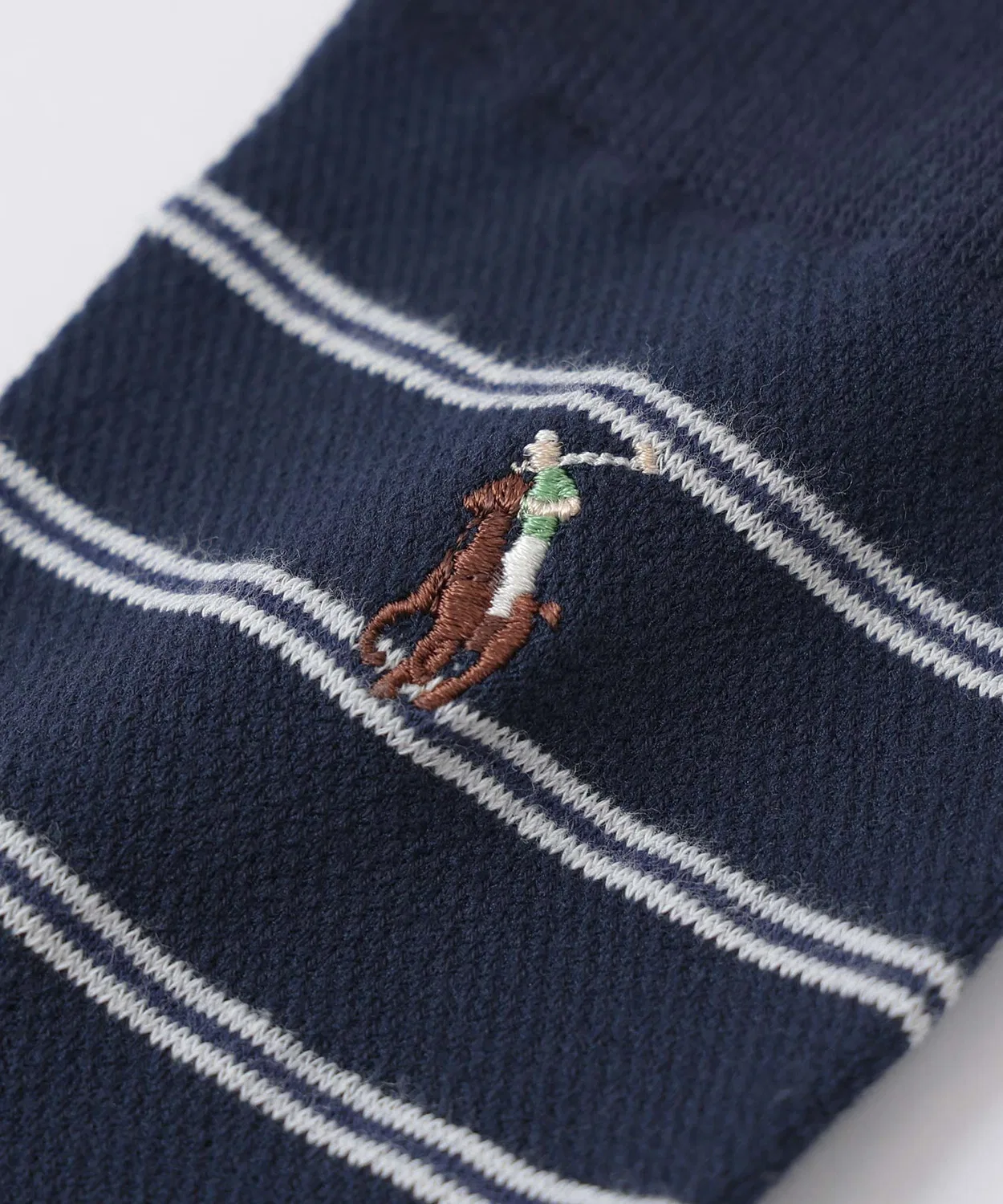 Мужские носки с принтом Border Mesh POLO RALPH LAUREN, Light Gray — фото 2