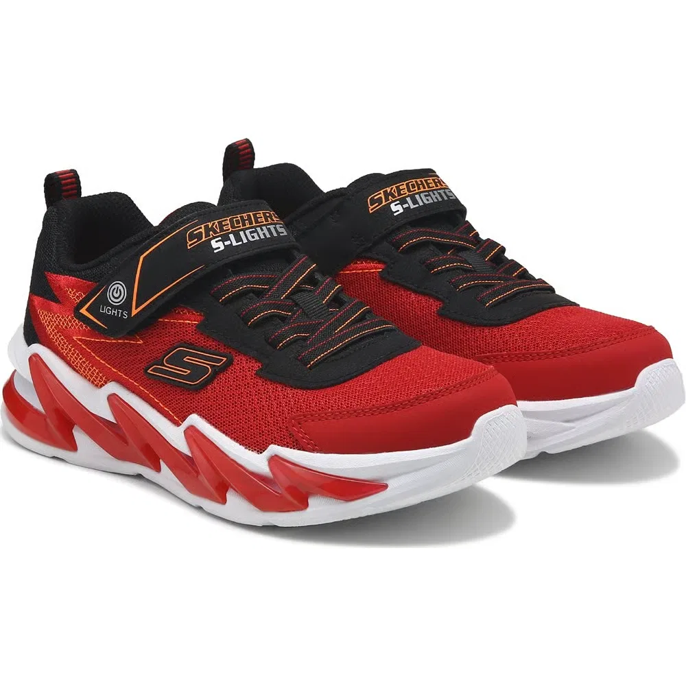 Детские кроссовки с подсветкой Light Surge Skechers, Red/Black