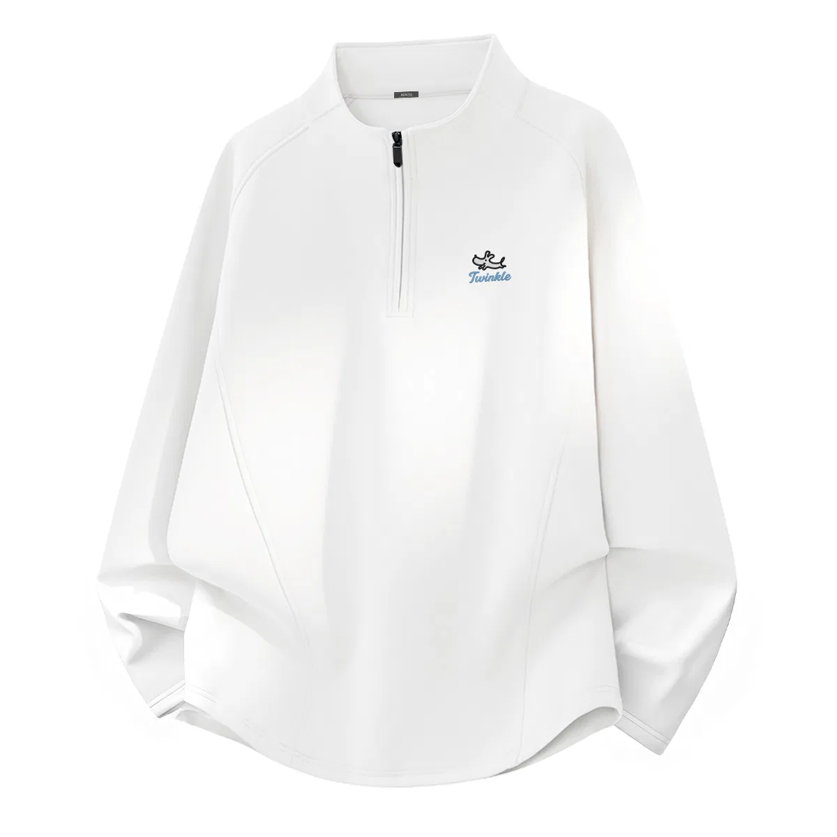 Детское свитшот утепленный на флисе MINISO, White Velvet Dream Shadow Chest Logo