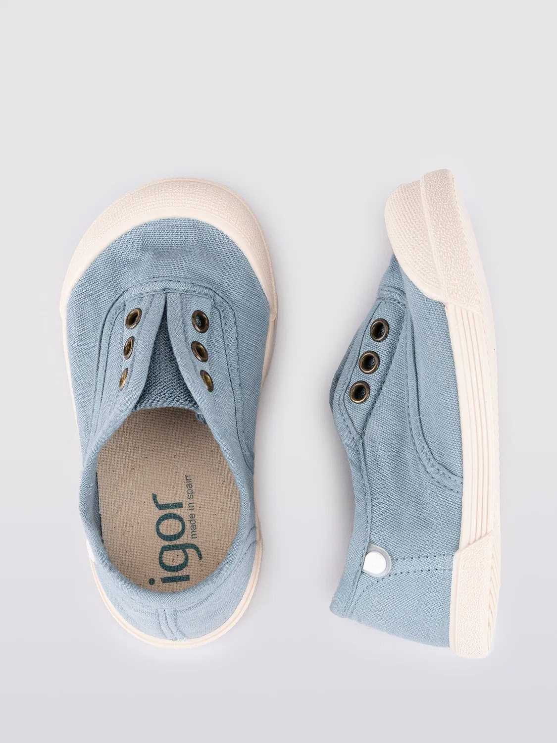 Кеды Igor Light Blue Lona Canvas, светло-голубой — фото 3