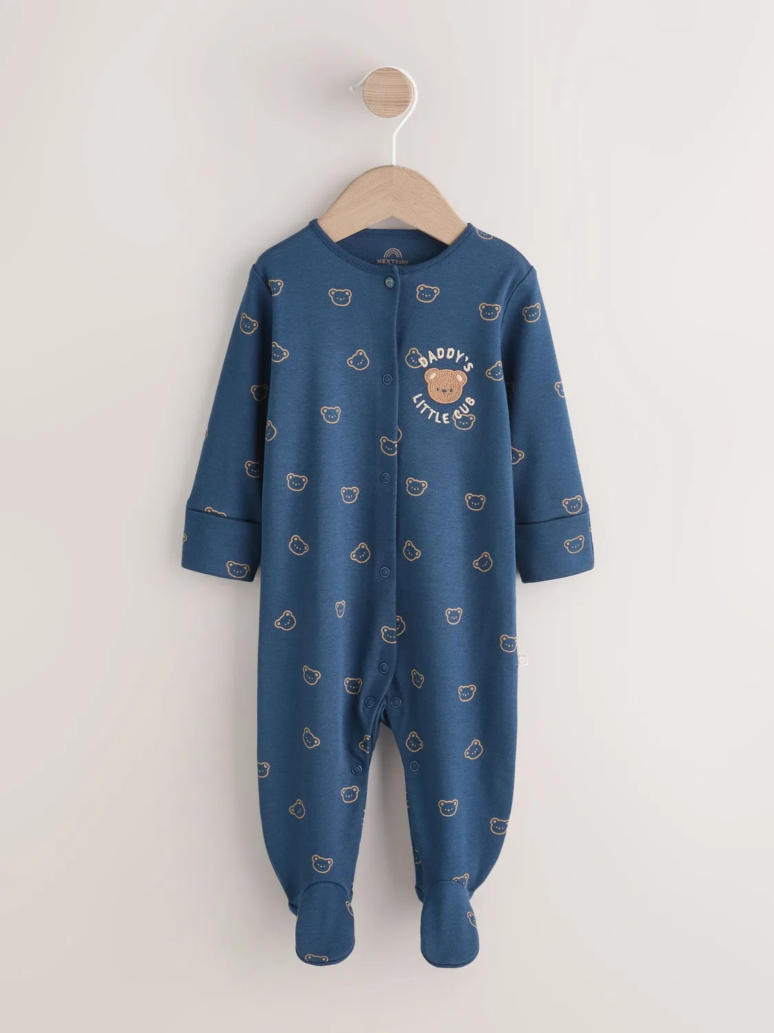 Слип-боди для новорожденных Next Daddys Little Cub, темно-синий