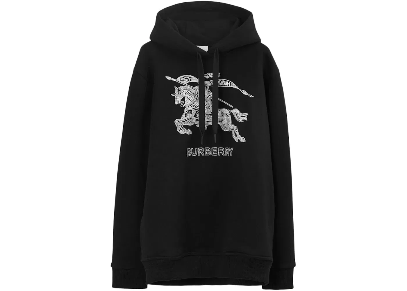 Мужской худи с вышивкой EKD Burberry, Black