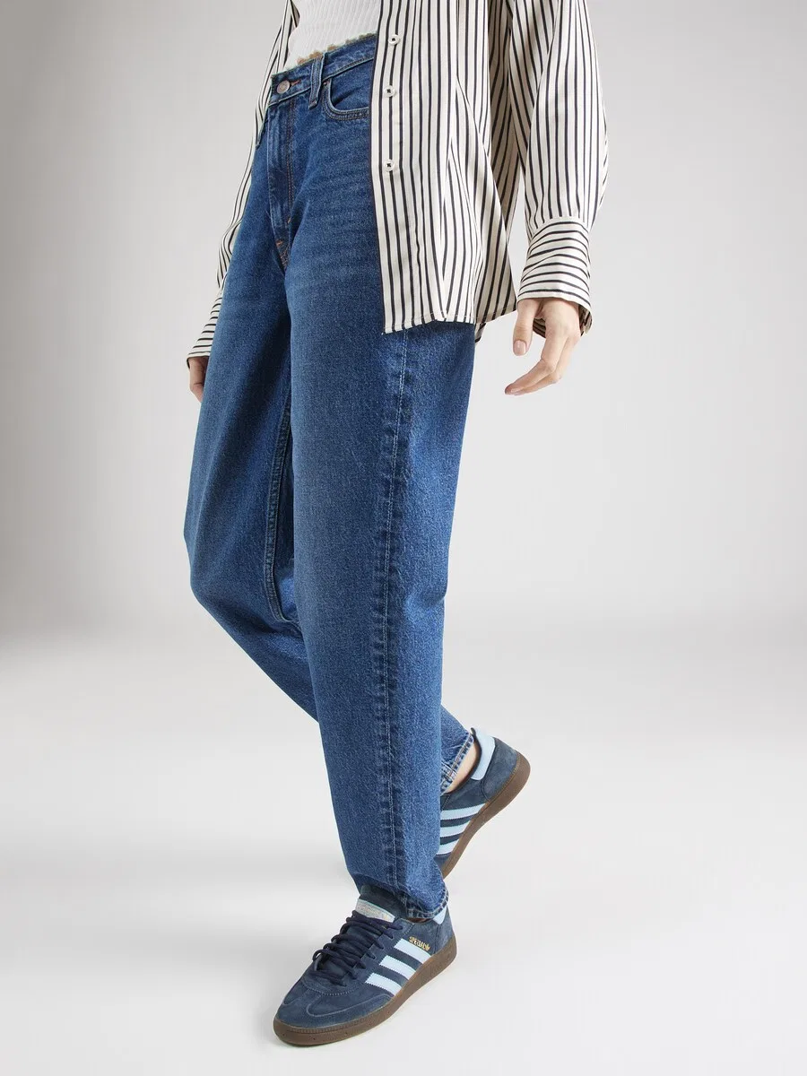 Джинсы LEVI'S Slim fit «80's Mom» синего цвета — фото 3