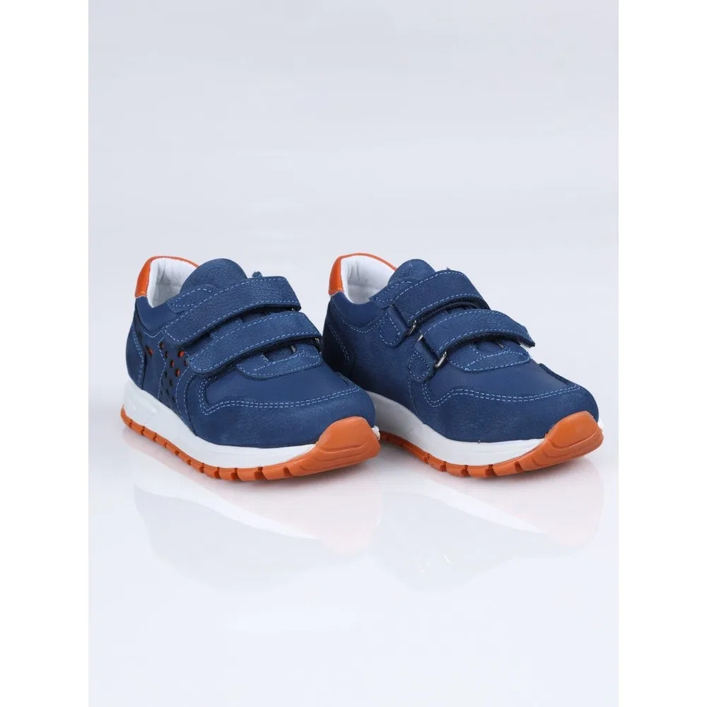 Детские спортивные кроссовки из натуральной кожи, B. Kot-Turuncu World Kids — фото 3