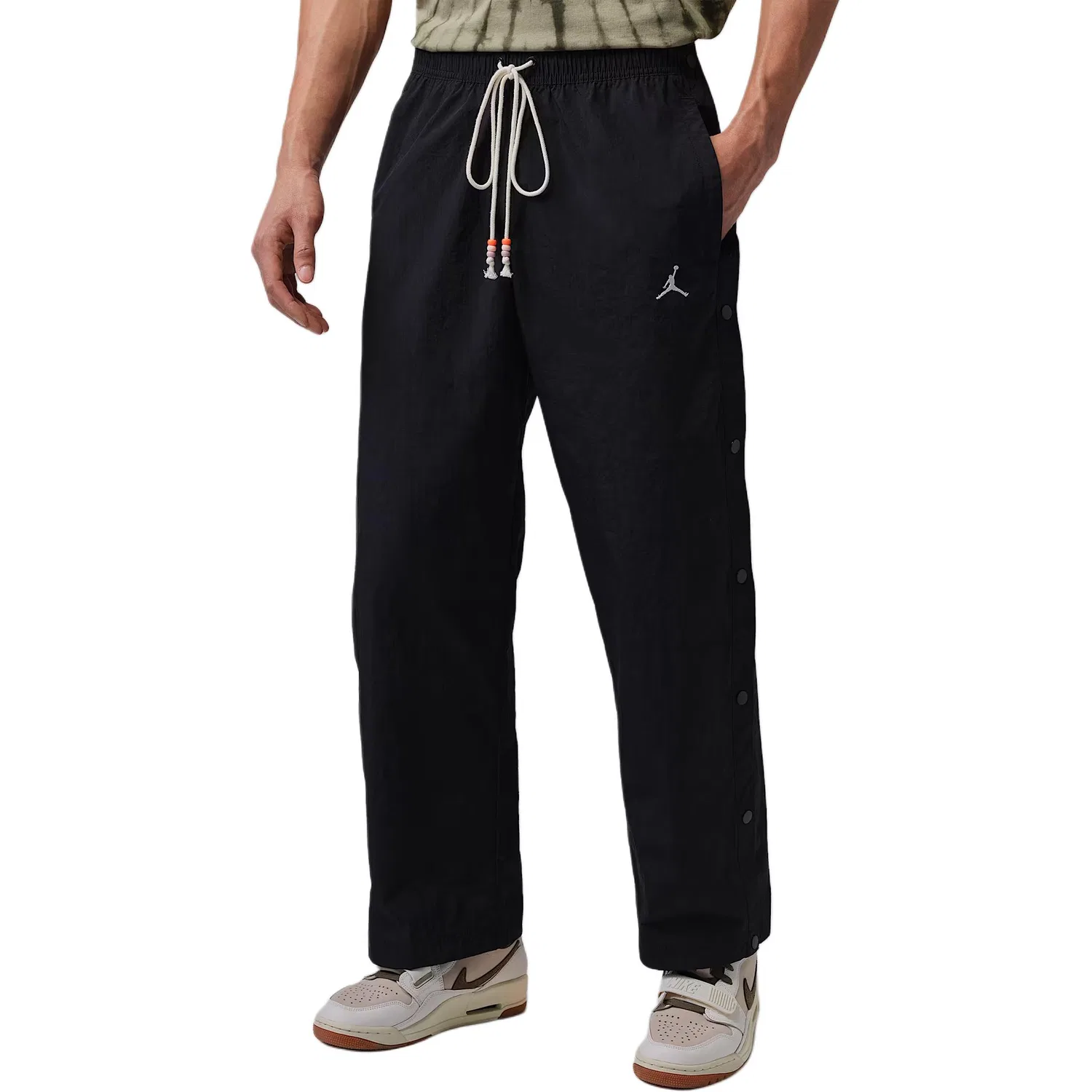 Мужские повседневные брюки Brooklyn Casual, Jordan, Black/Light Ivory White