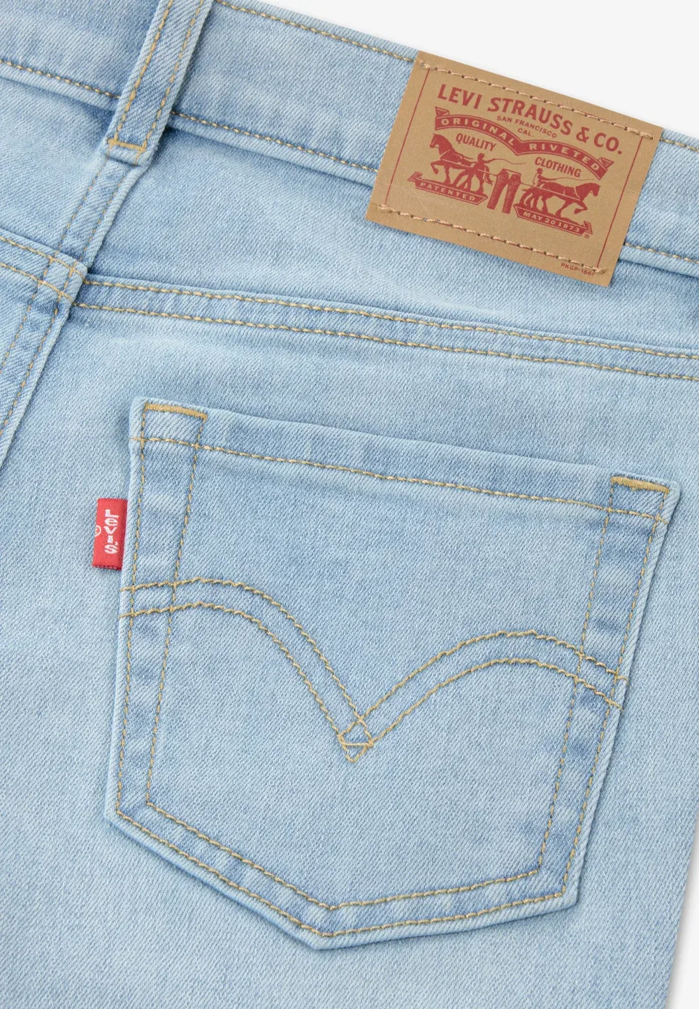 Расклешенные джинсы с отстегивающимся низом Levi'S, Light Blue — фото 4