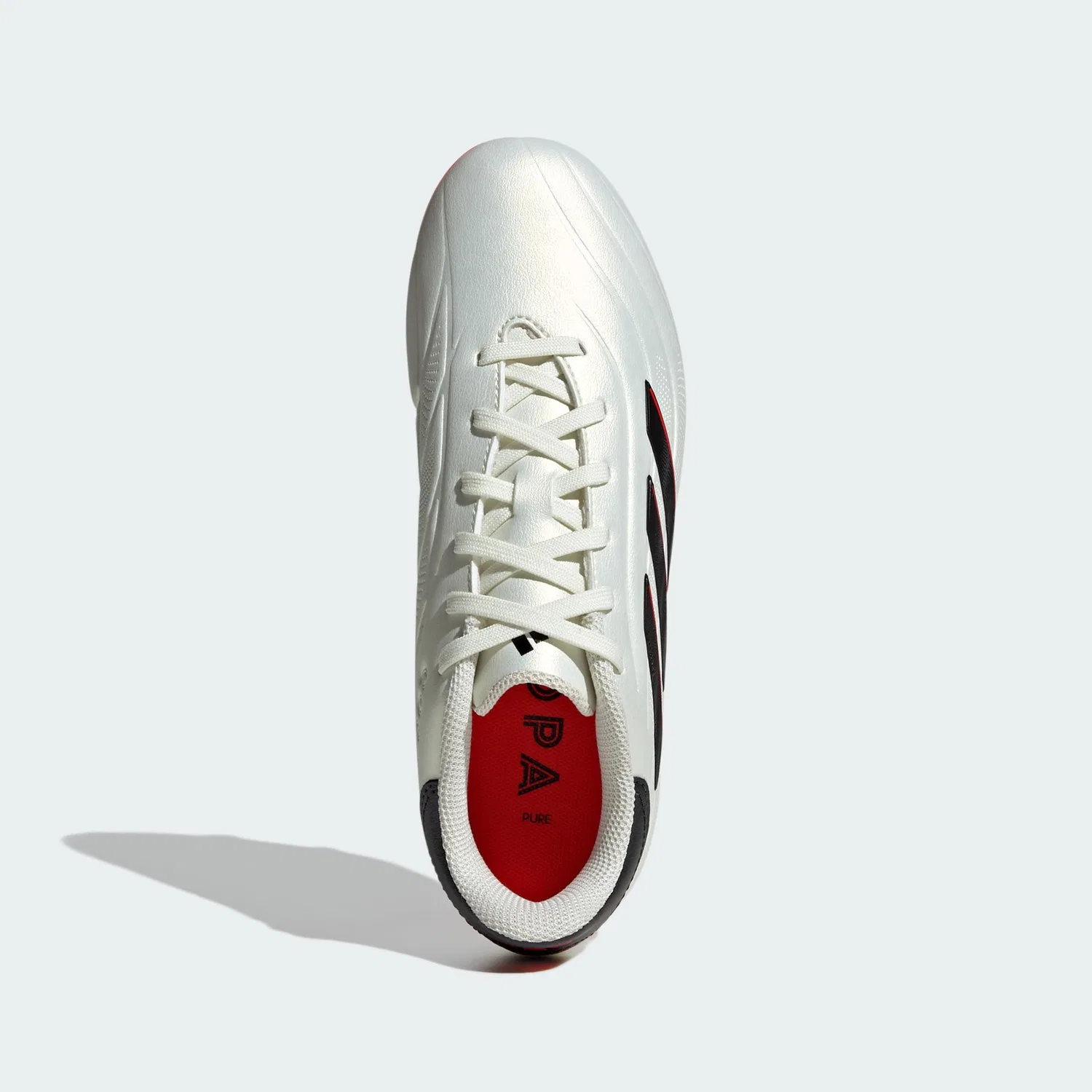 Детские бутсы для мальчиков с мягким верхом Copa Pure 2.3 Adidas, Semi Lucid Blue White — фото 4
