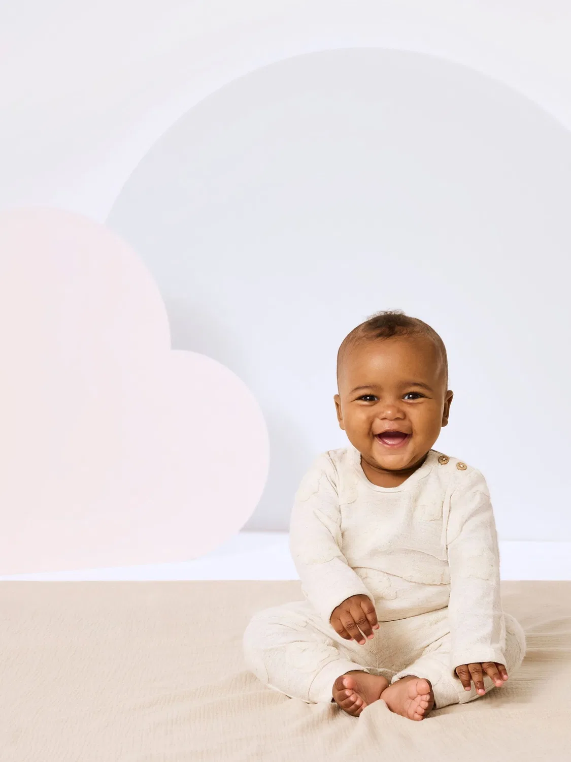 Комплект из топа и леггинсов, с принтом медвежонка Huggies, розовый