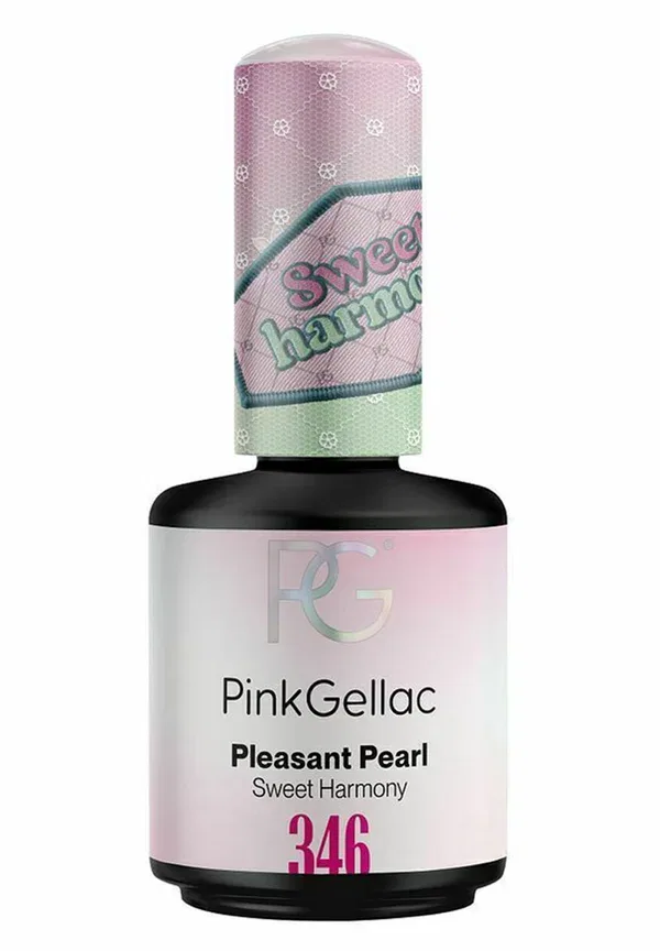 Лак для ногтей, белый, Color layer, Pink Gellac, pleasant pearl 15 мл