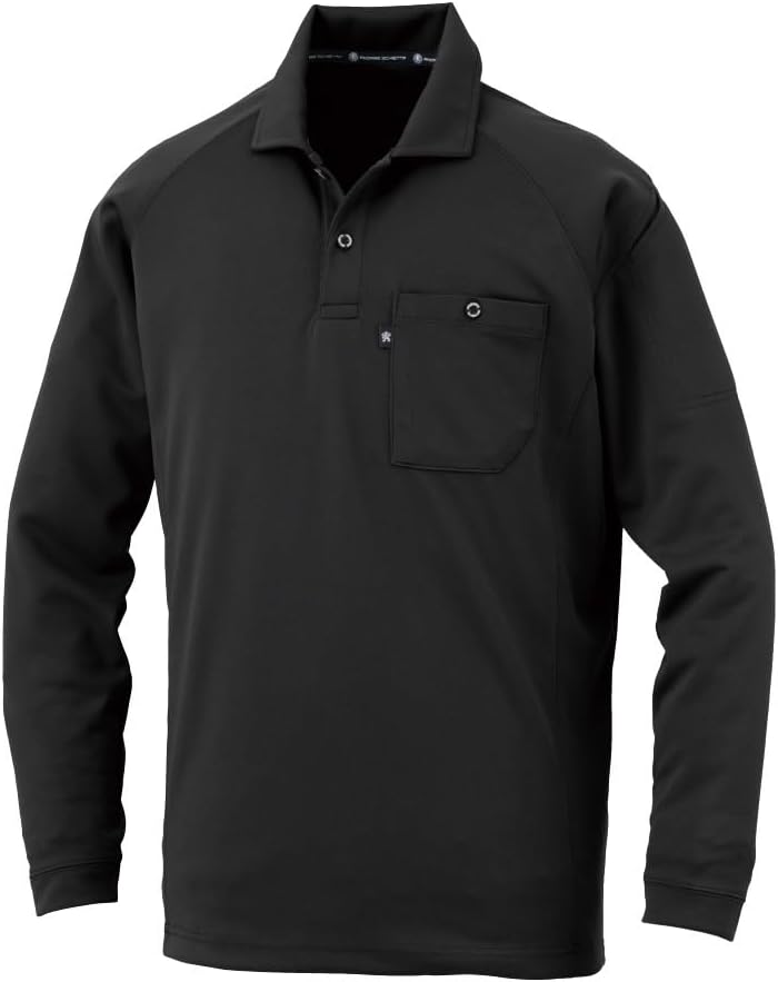 

Поло с длинными рукавами ANDARE SCHIETTI AS-1758 (свободный крой) Унисекс Co-Cos, черный