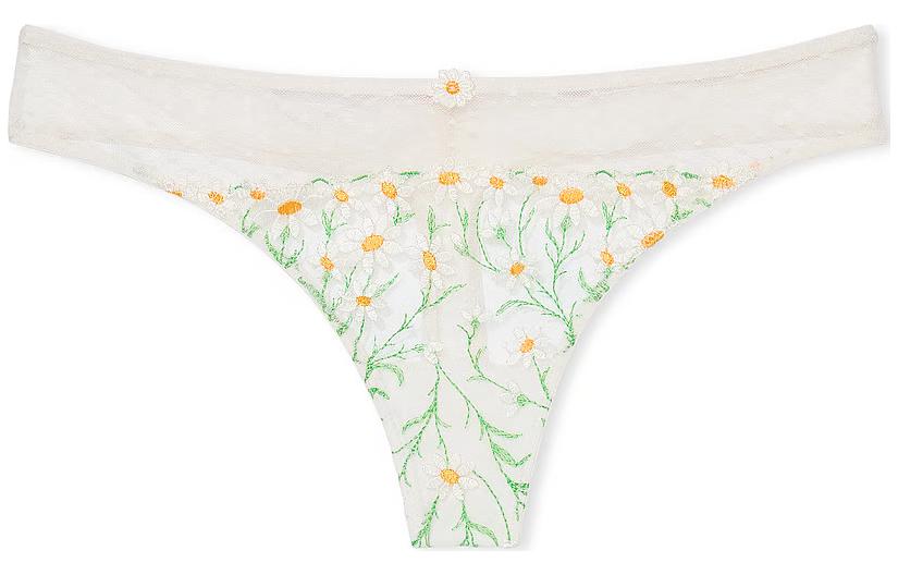 

Розовые трусики "Dream Angels Daisy Chain" с вышивкой ромашкой Victoria's Secret, 1 шт
