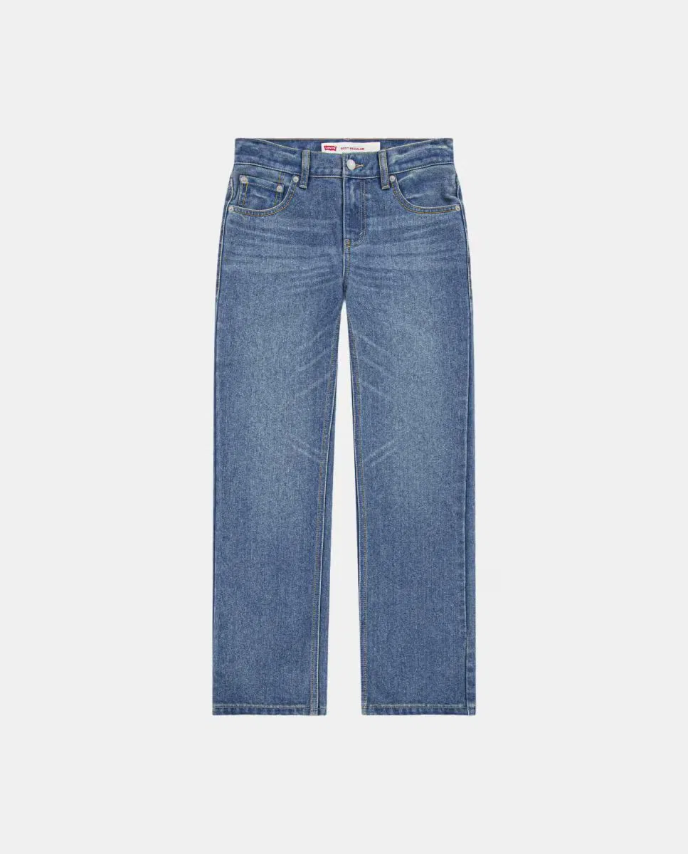 Детские джинсы для мальчиков прямого кроя Levi's 505, Azul