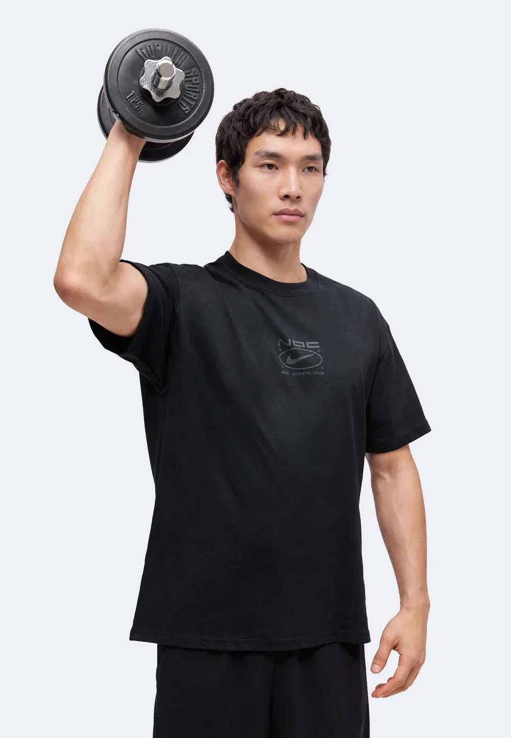 Футболка - футболка с принтом Nike Performance, Black — фото 4