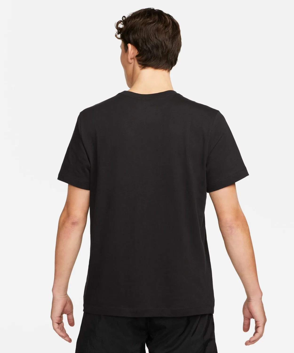 Мужская футболка с коротким рукавом хлопковая Futura Icon NIKE, Black — фото 3