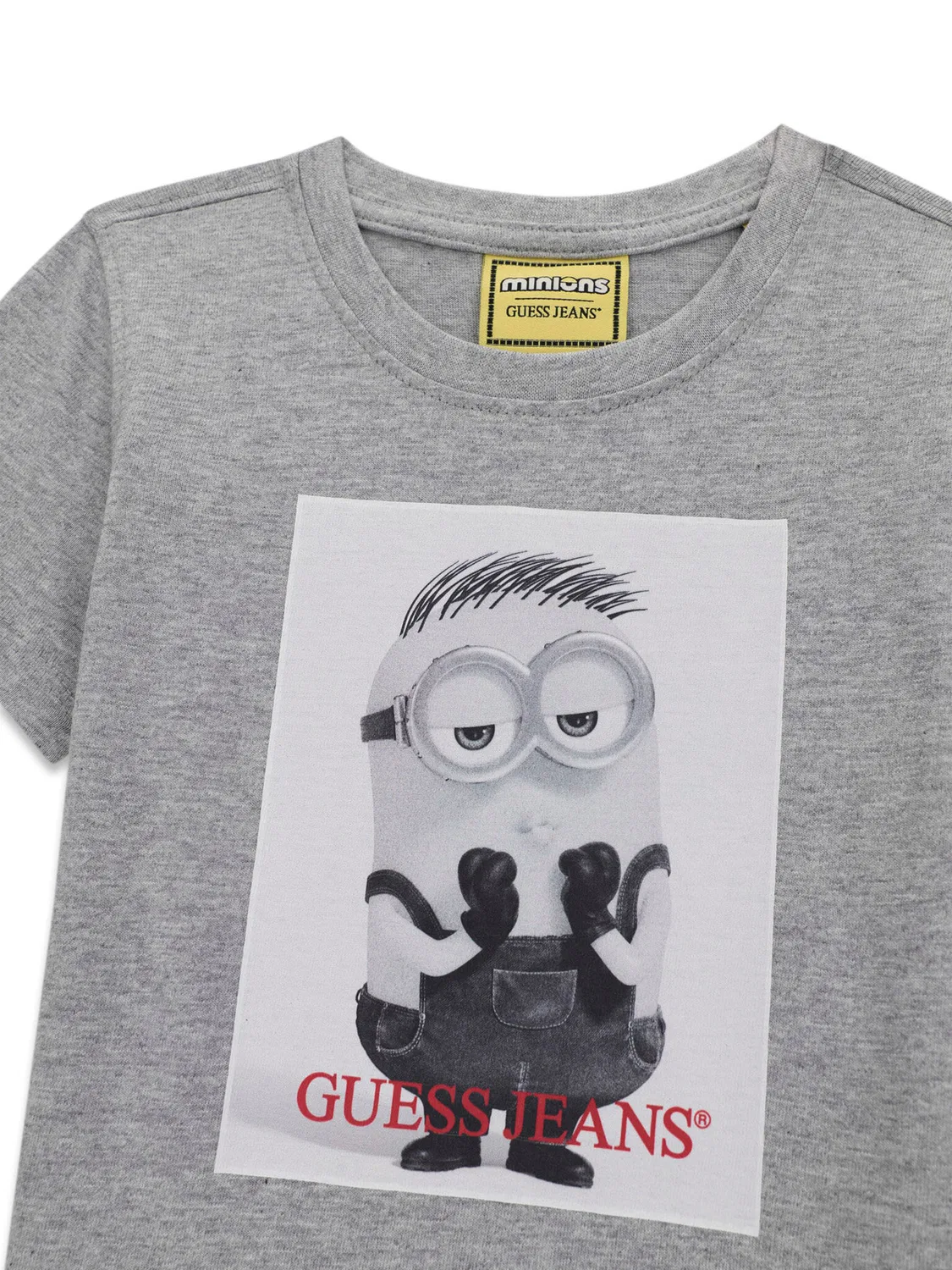 Футболка стандартного кроя для мальчика Guess Jeans, серый — фото 3