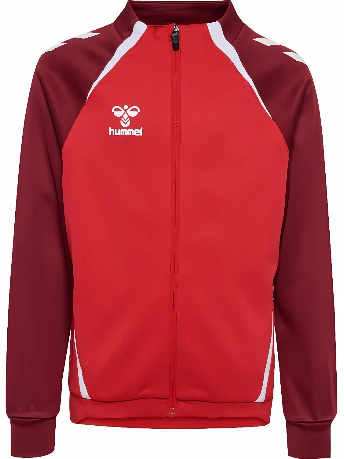 Детская тренировочная куртка на молнии Lead 2.0 Track Zip Jacket Hummel, красный — фото 2