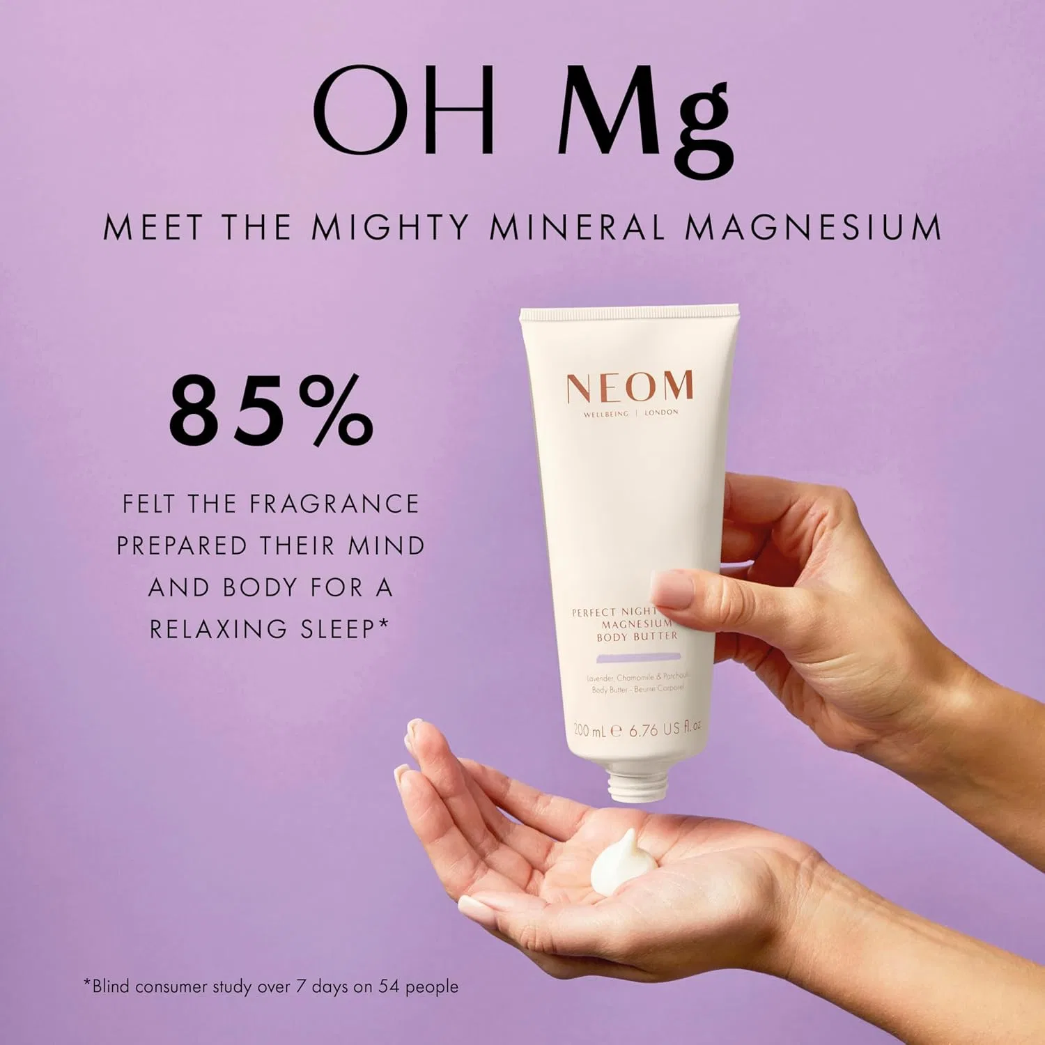 Баттер для тела Magnesium Neom, 200 мл, Perfect Sleep — фото 3