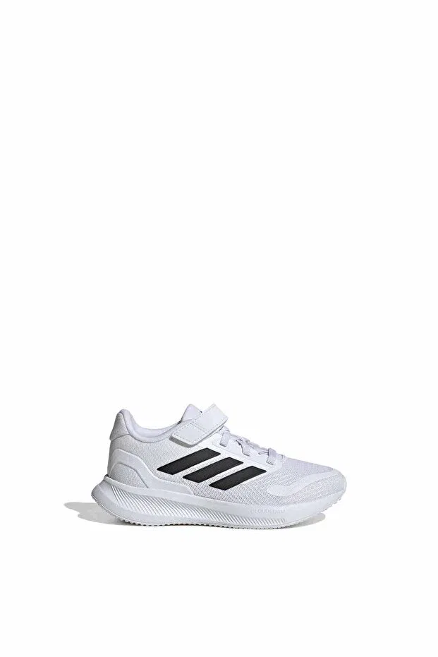 Детские кроссовки для девочек шнурующиеся Runfalcon 5 el c Adidas, White — фото 3