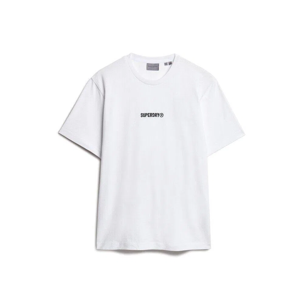 Мужская футболка с принтом Micro Logo Graphic Superdry, Weiss