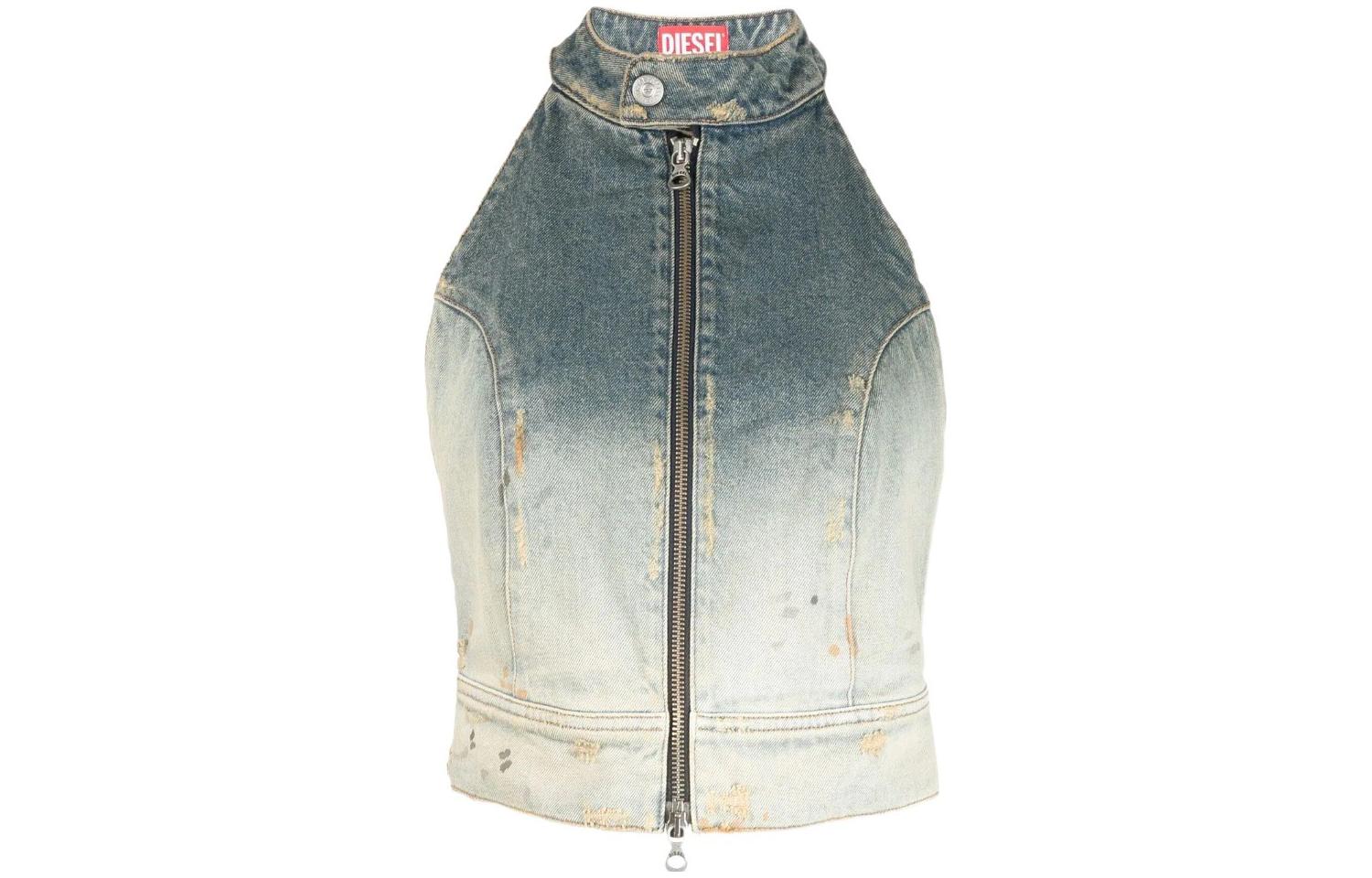 

DIESEL SS23 Майка женская синяя