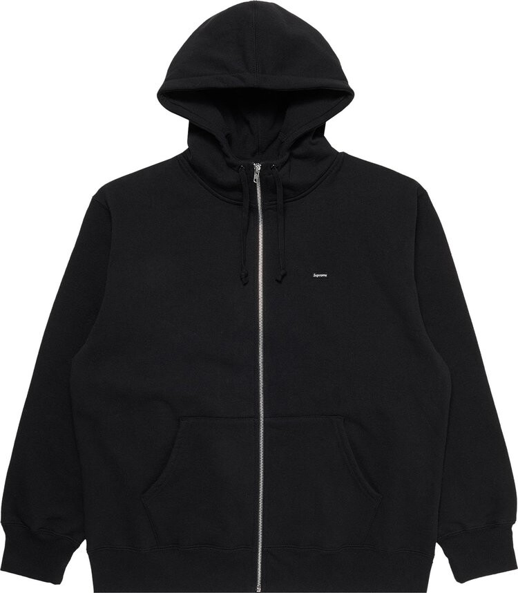 

Толстовка Supreme Small Box Facemask Zip Up Hooded Sweatshirt 'Black', черный