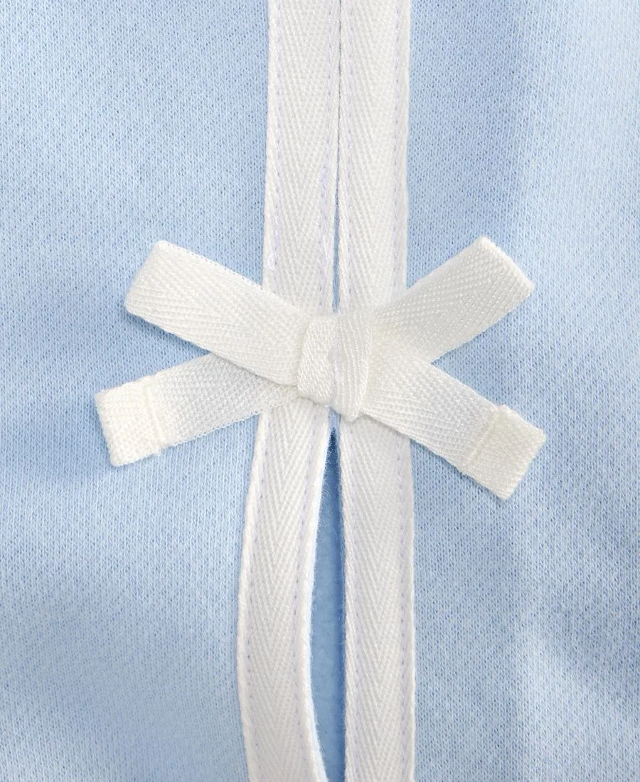 Штаны из флиса с широкими штанинами, с бантами Epic Threads, True Light Blue — фото 3