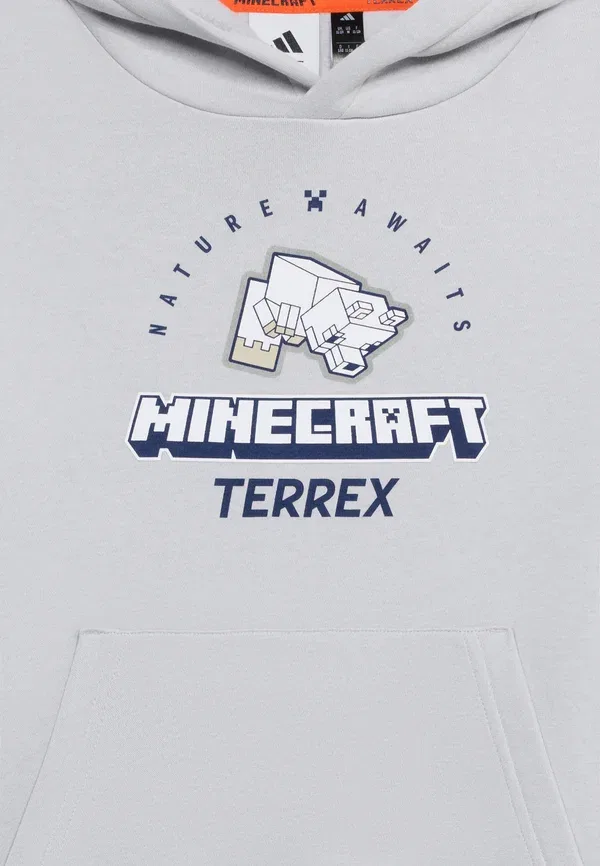 Худи унисекс Minecraft Adidas Terrex, серый — фото 4