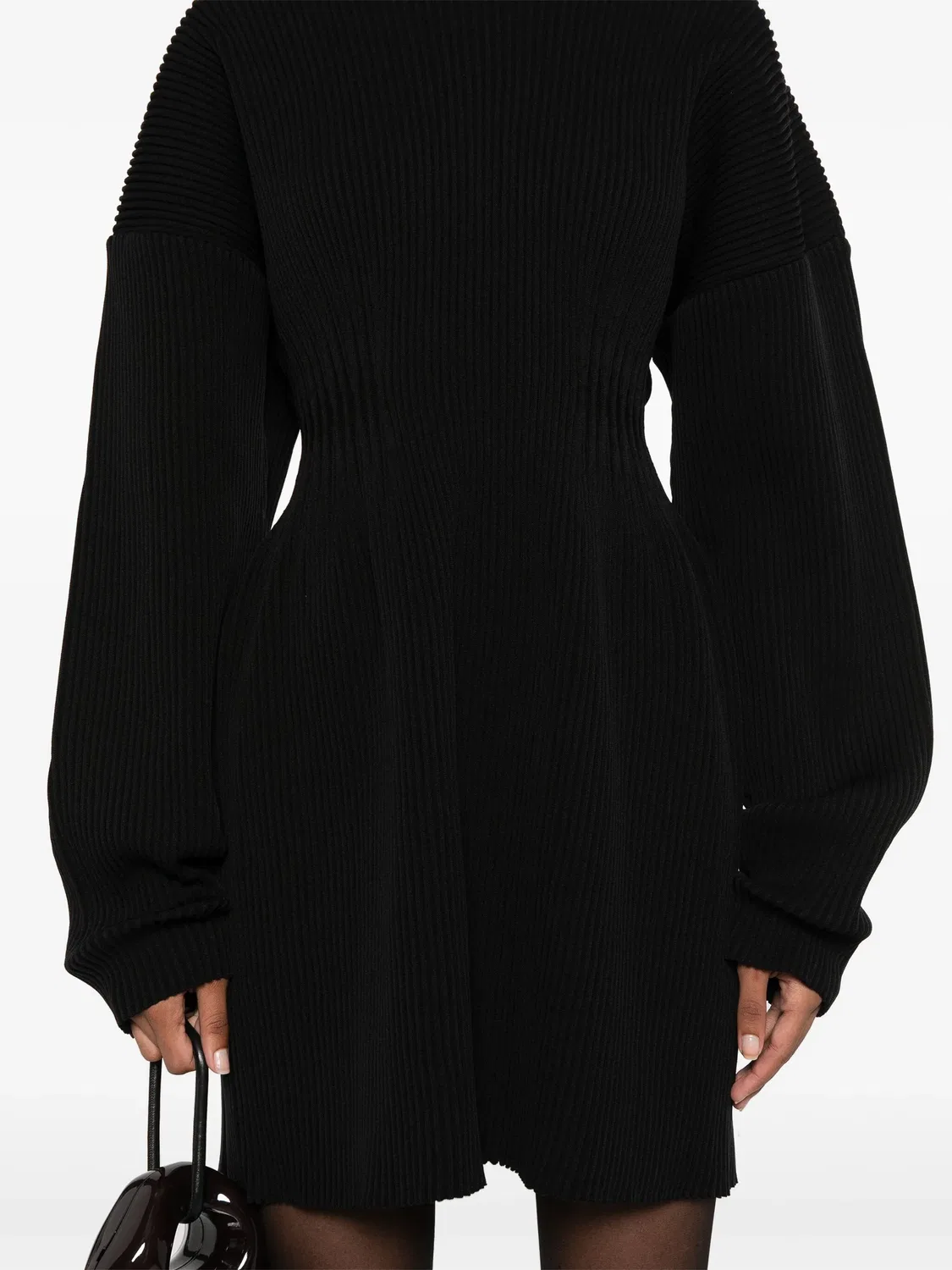 Платье Hourglass Mini от Balenciaga, черный — фото 3
