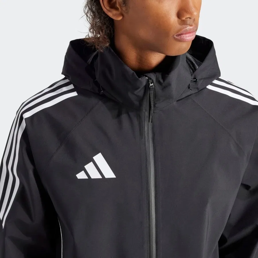 Мужская куртка с длинным рукавом, модель Tiro 24 RA JKT, adidas, Черный — фото 4